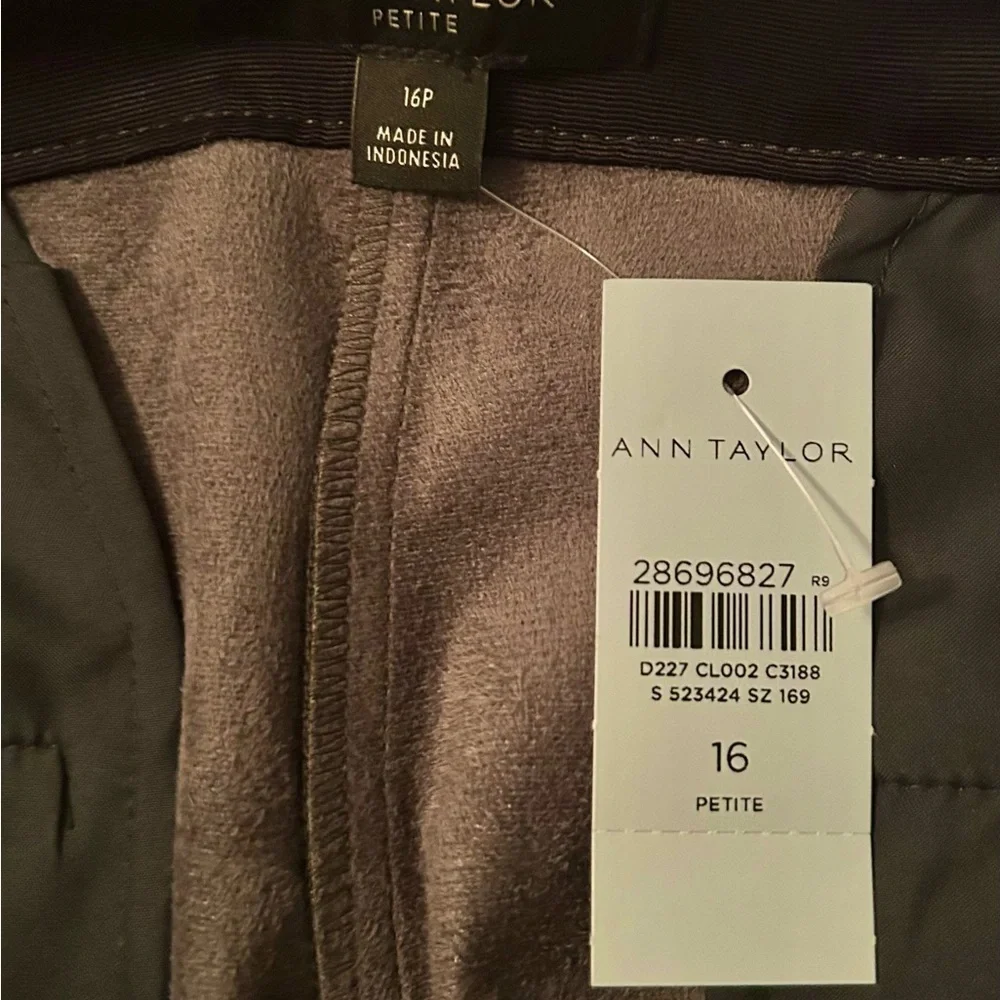Ann Taylor Olive Green Cropped Pants - Picture 5 of 5